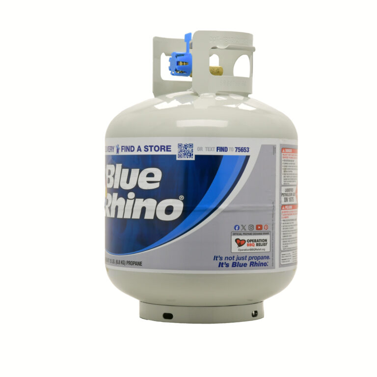 Propane tank alternate angle product photograph