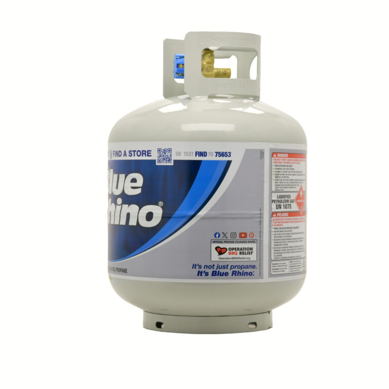 Propane tank alternate angle product photograph