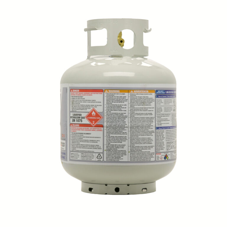 Propane tank alternate angle product photograph