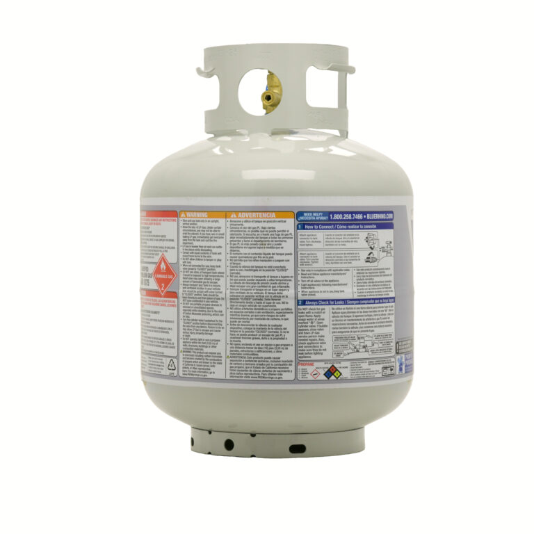 Propane tank alternate angle product photograph