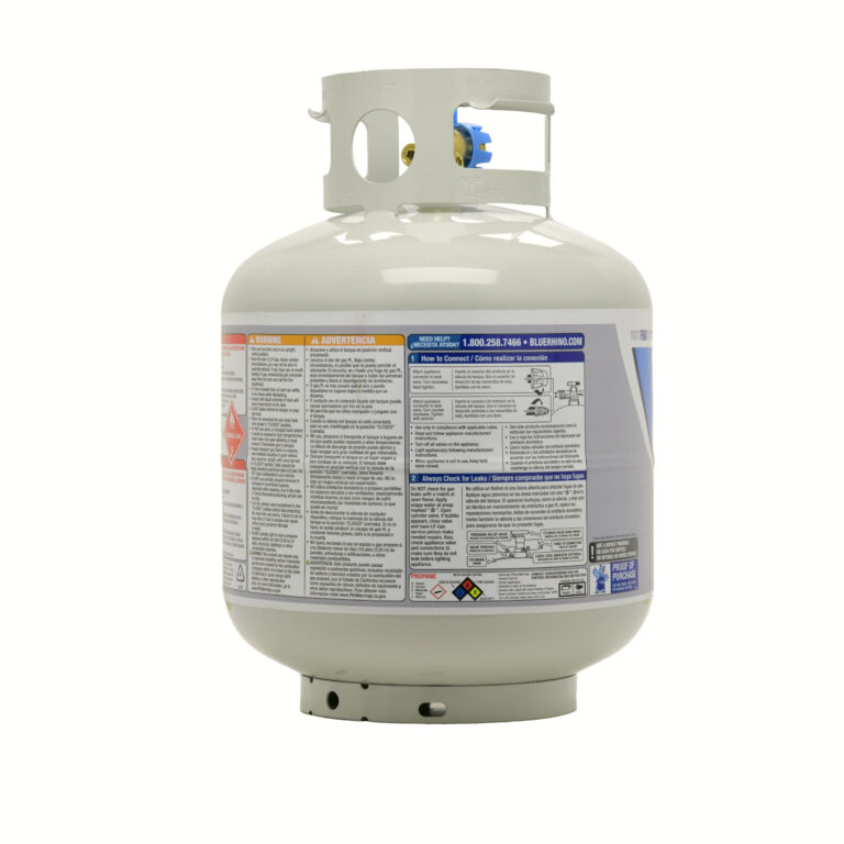 Propane tank alternate angle product photograph