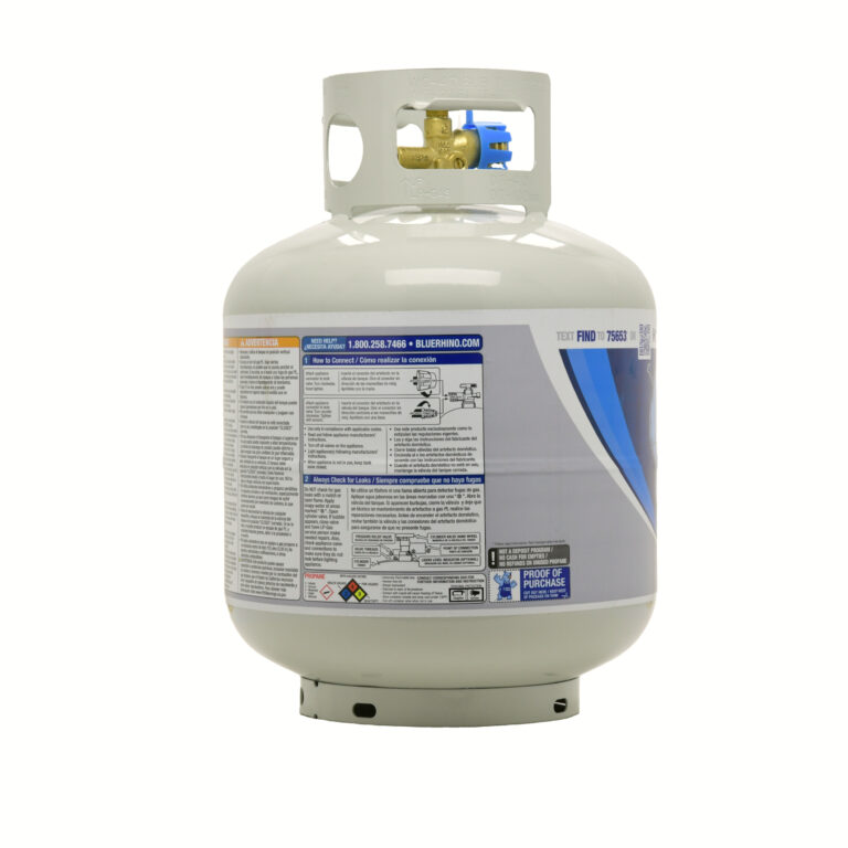 Propane tank alternate angle product photograph