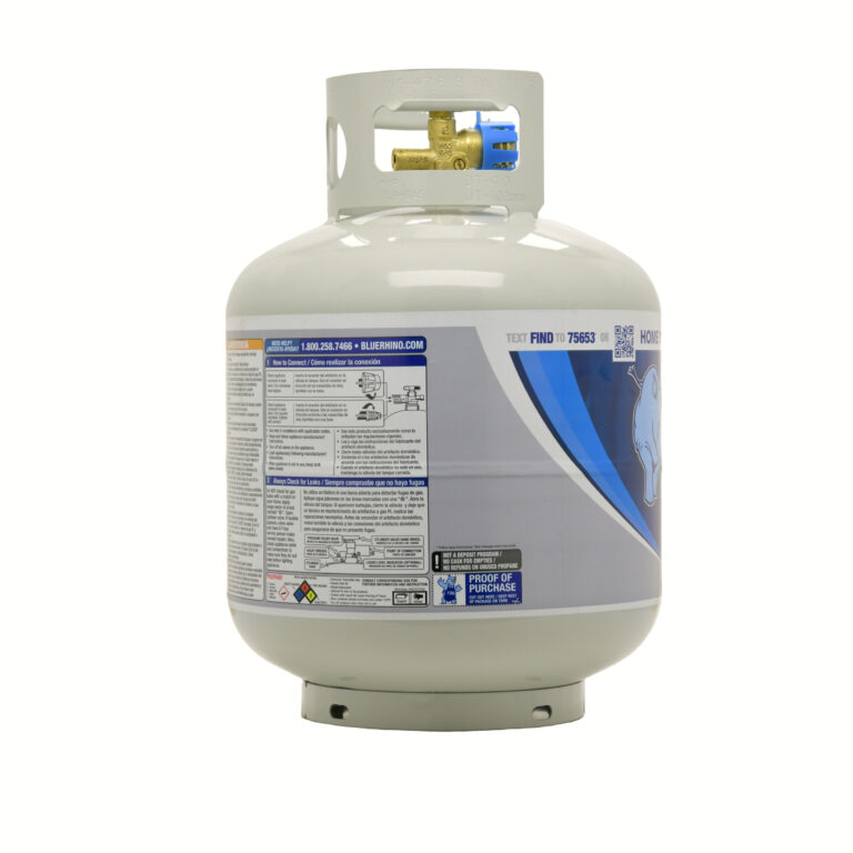 Propane tank alternate angle product photograph