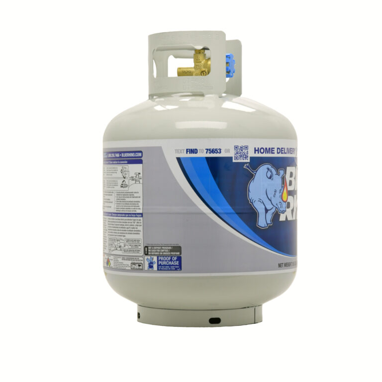 Propane tank alternate angle product photograph