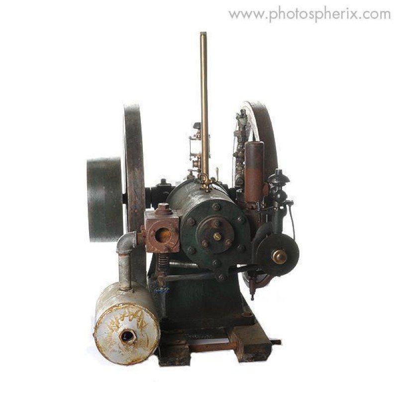 Antique Steam Engine 360 Photography