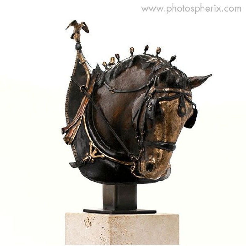 Bronze Bust 360 Photography